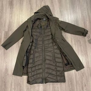 North Face Waterproof Two in One Jacket